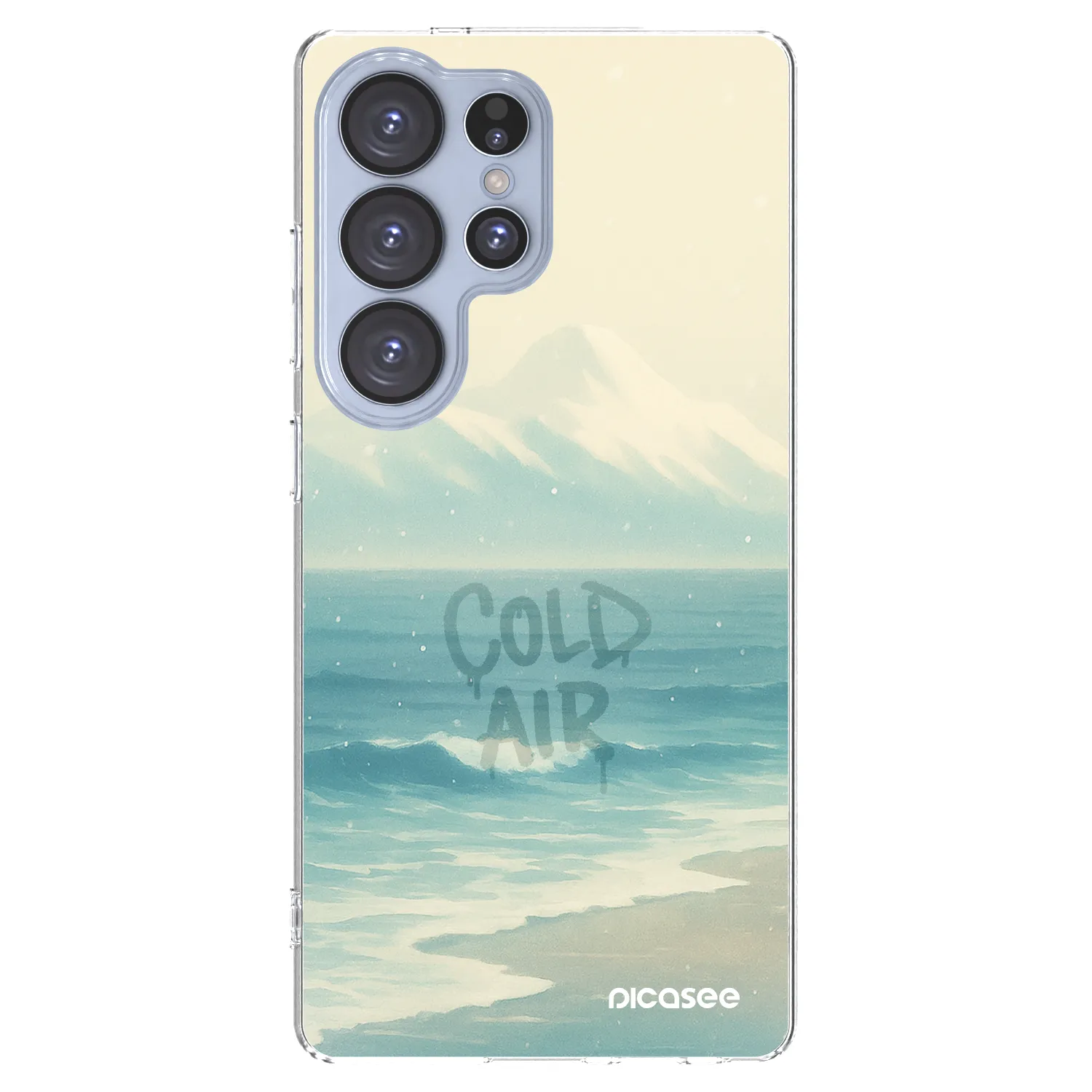 Picasee husă transparentă din silicon pentru Samsung Galaxy S25 Ultra 5G - COLD AIR