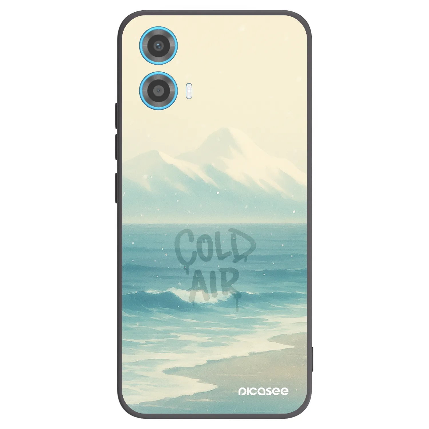 Picasee husă neagră din silicon pentru Motorola Moto G34 5G - COLD AIR