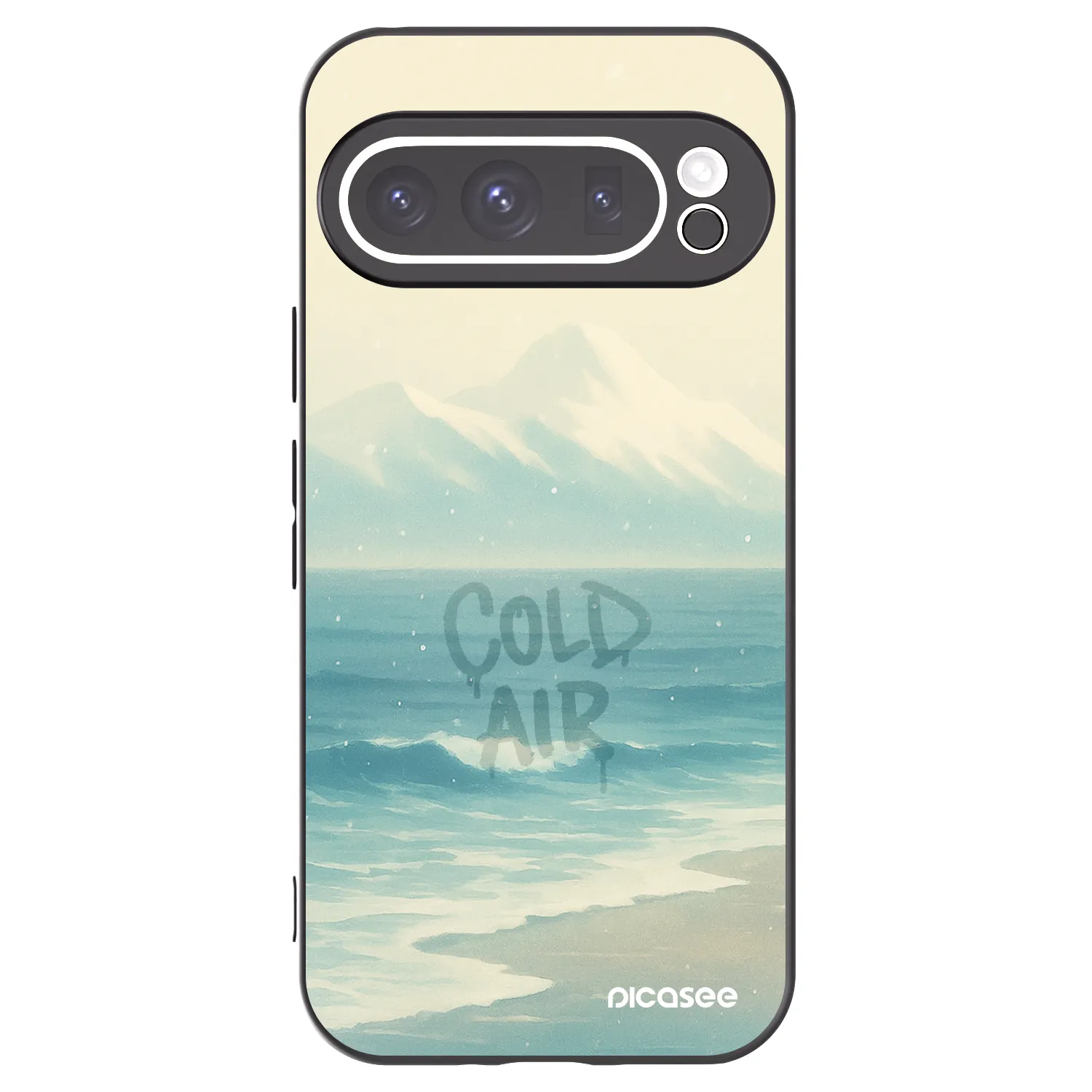 Picasee husă neagră din silicon pentru Google Pixel 9 Pro - COLD AIR