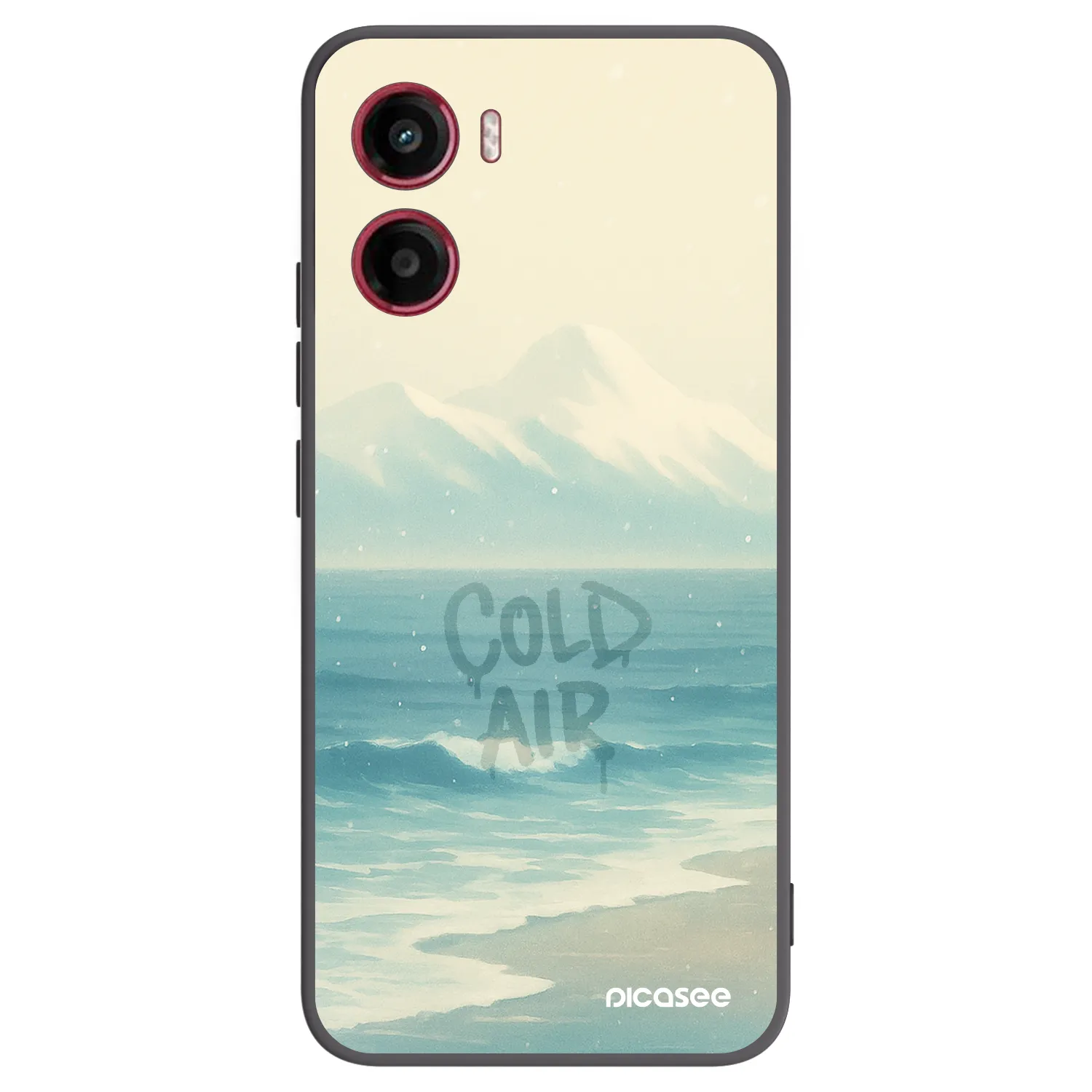 Picasee husă neagră din silicon pentru Motorola Moto G05 - COLD AIR