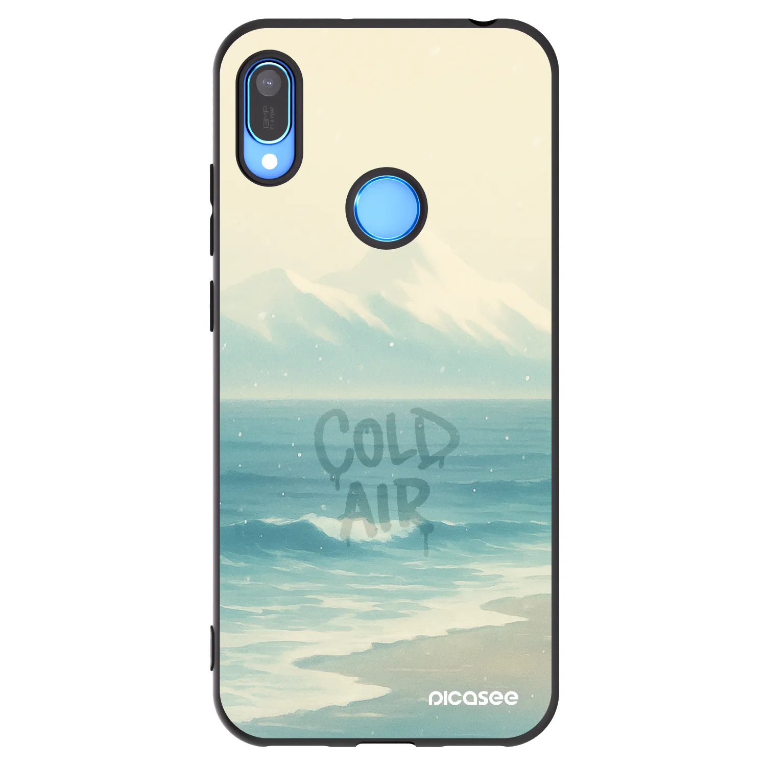 Picasee husă neagră din silicon pentru Huawei Y6 2019 - COLD AIR