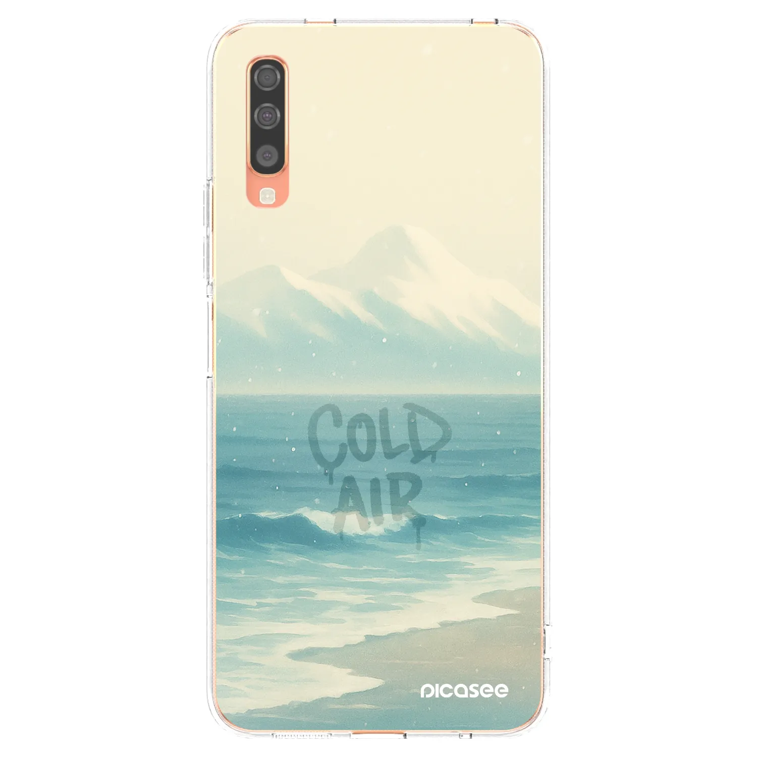 Picasee husă transparentă din silicon pentru Samsung Galaxy A70 A705F - COLD AIR