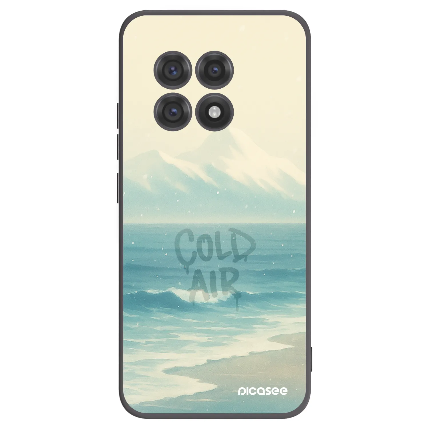 Picasee husă neagră din silicon pentru OnePlus 13R 5G - COLD AIR