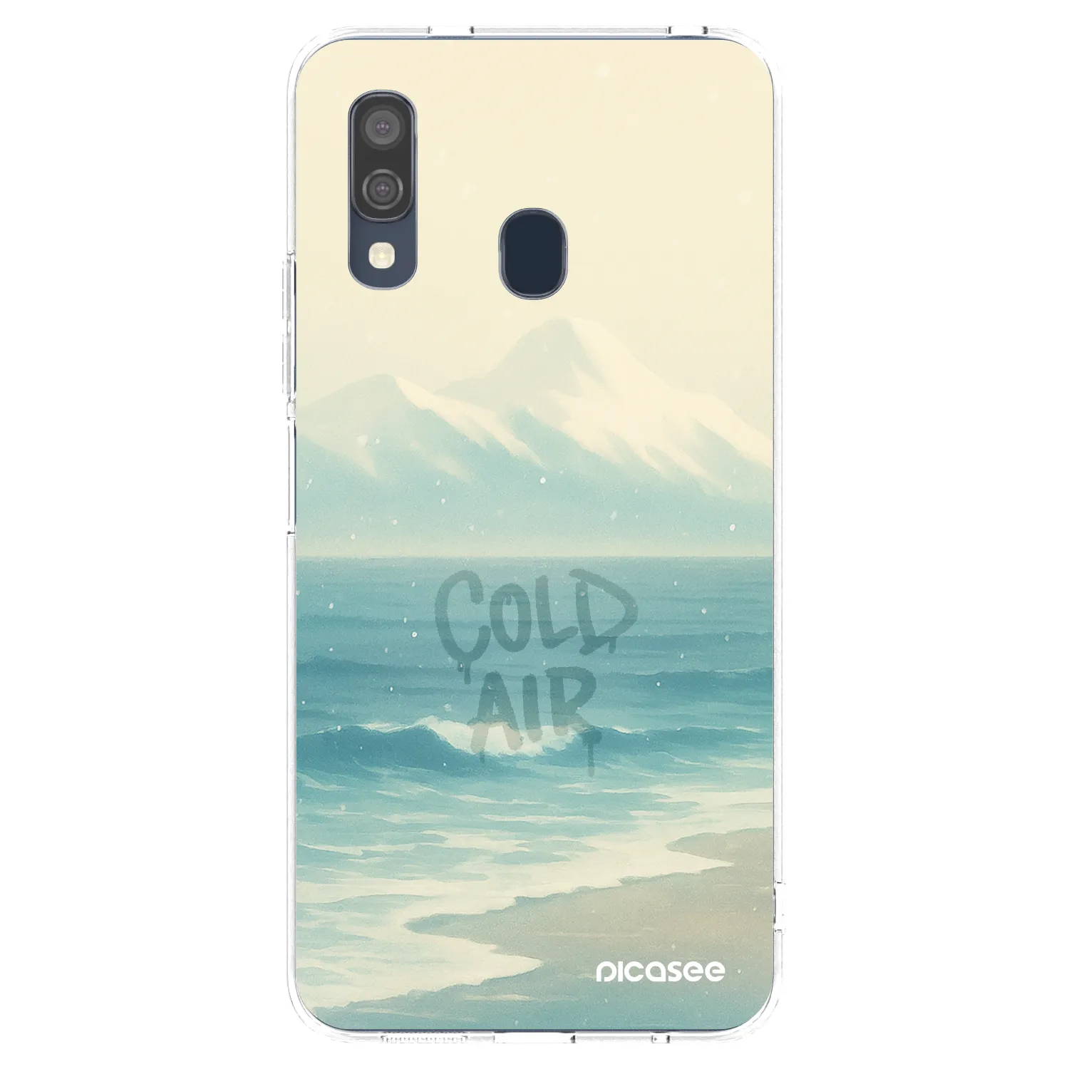 Picasee husă transparentă din silicon pentru Samsung Galaxy A40 A405F - COLD AIR