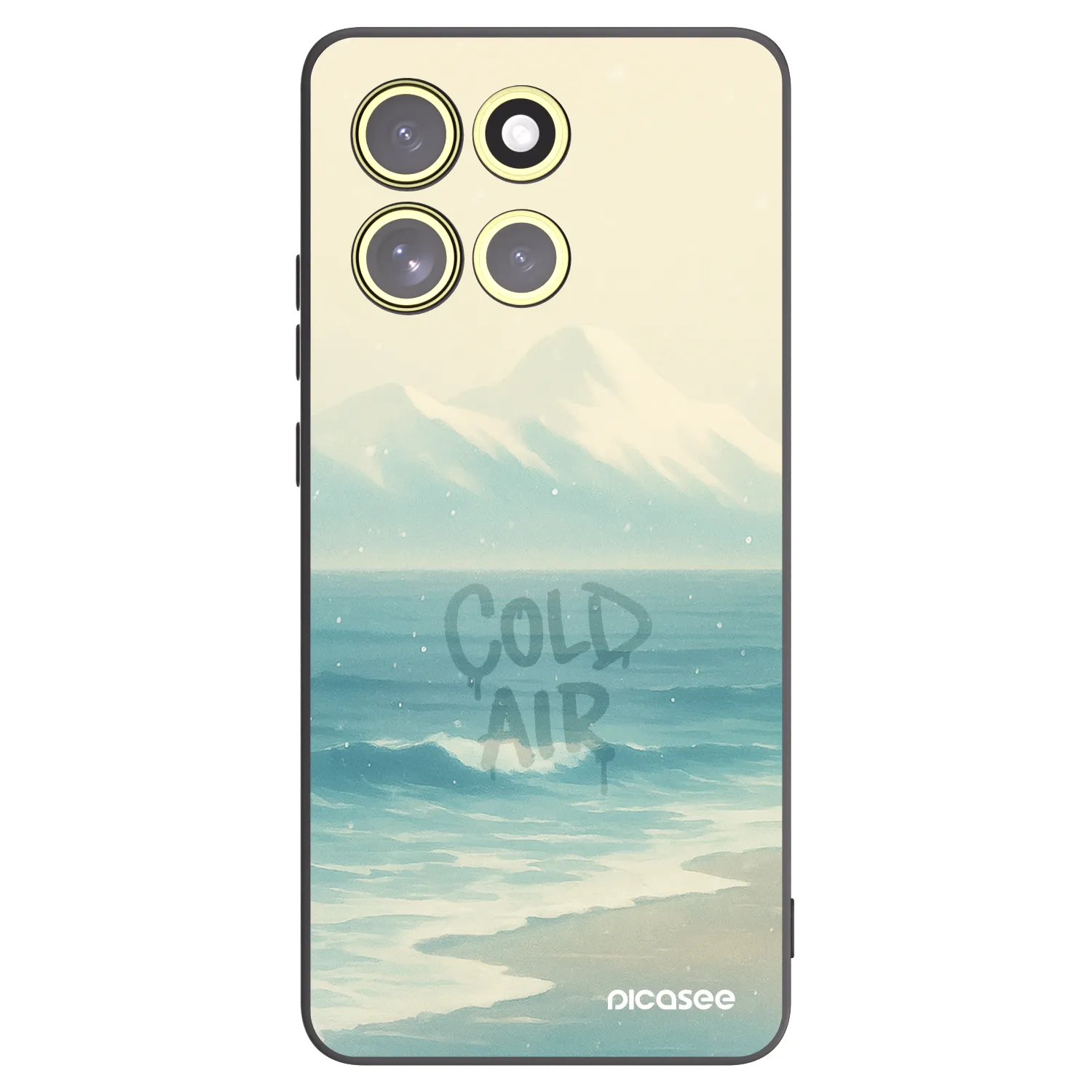 Picasee husă neagră din silicon pentru Motorola Moto G86 5G - COLD AIR