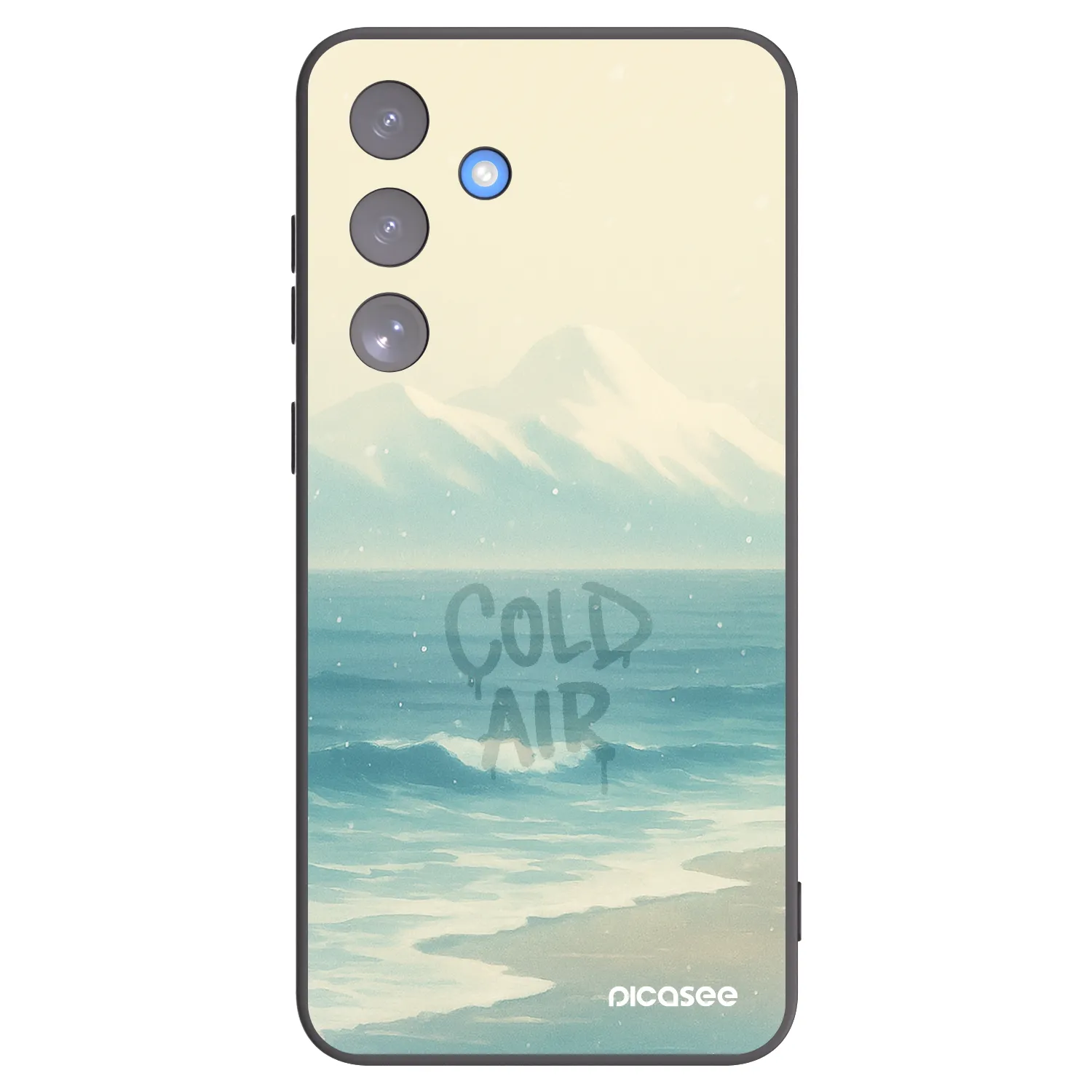 Picasee husă neagră din silicon pentru Samsung Galaxy S25 FE 5G - COLD AIR