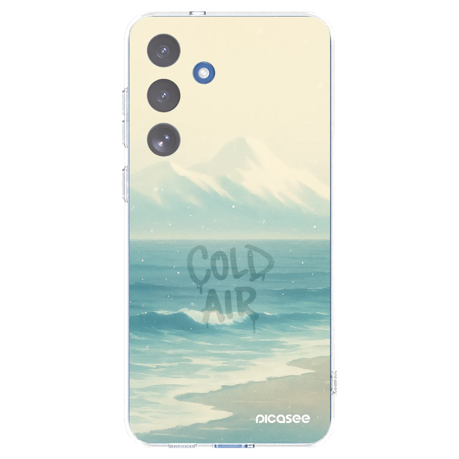 Picasee husă transparentă din silicon pentru Samsung Galaxy S25 FE 5G - COLD AIR