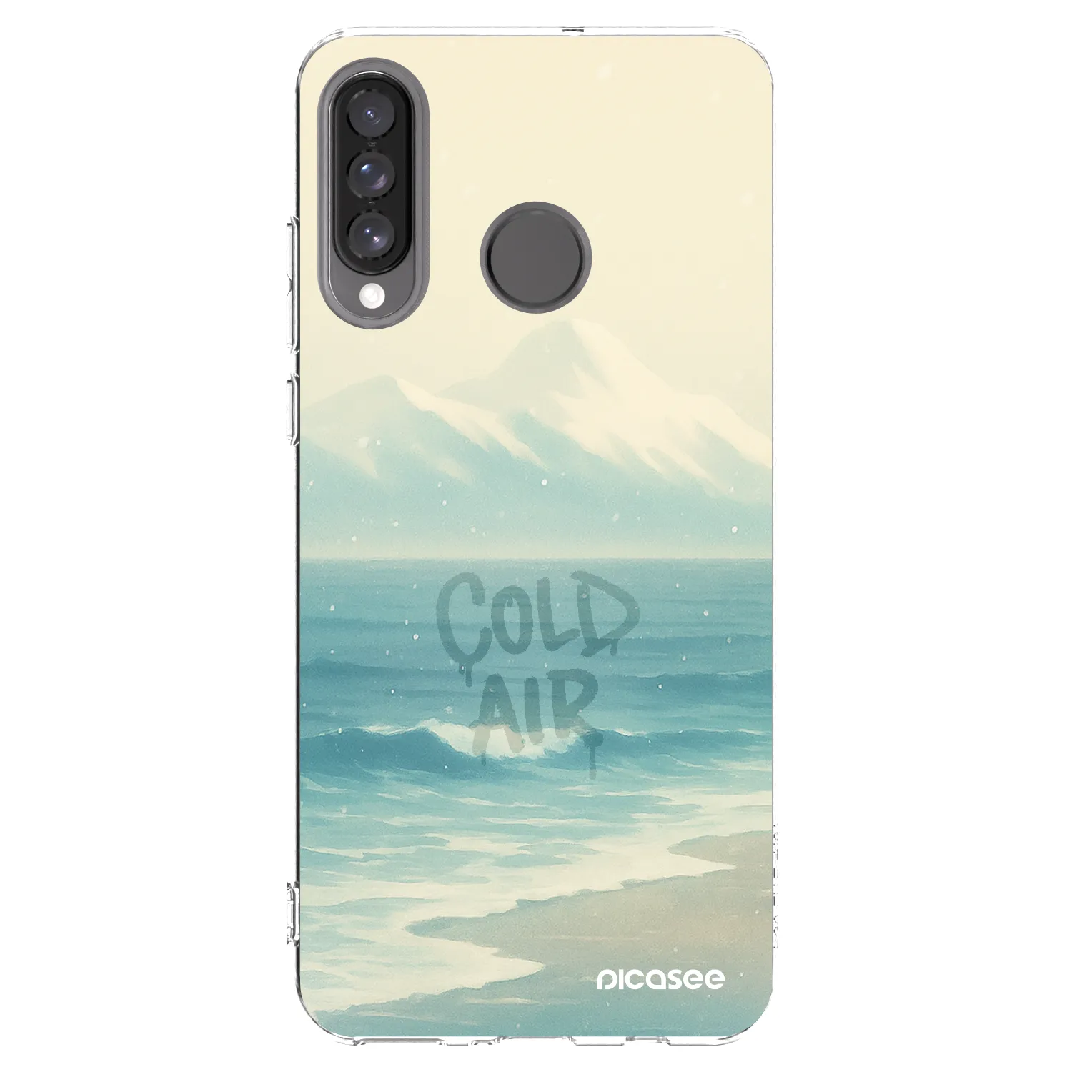 Picasee husă transparentă din silicon pentru Huawei P30 Lite - COLD AIR