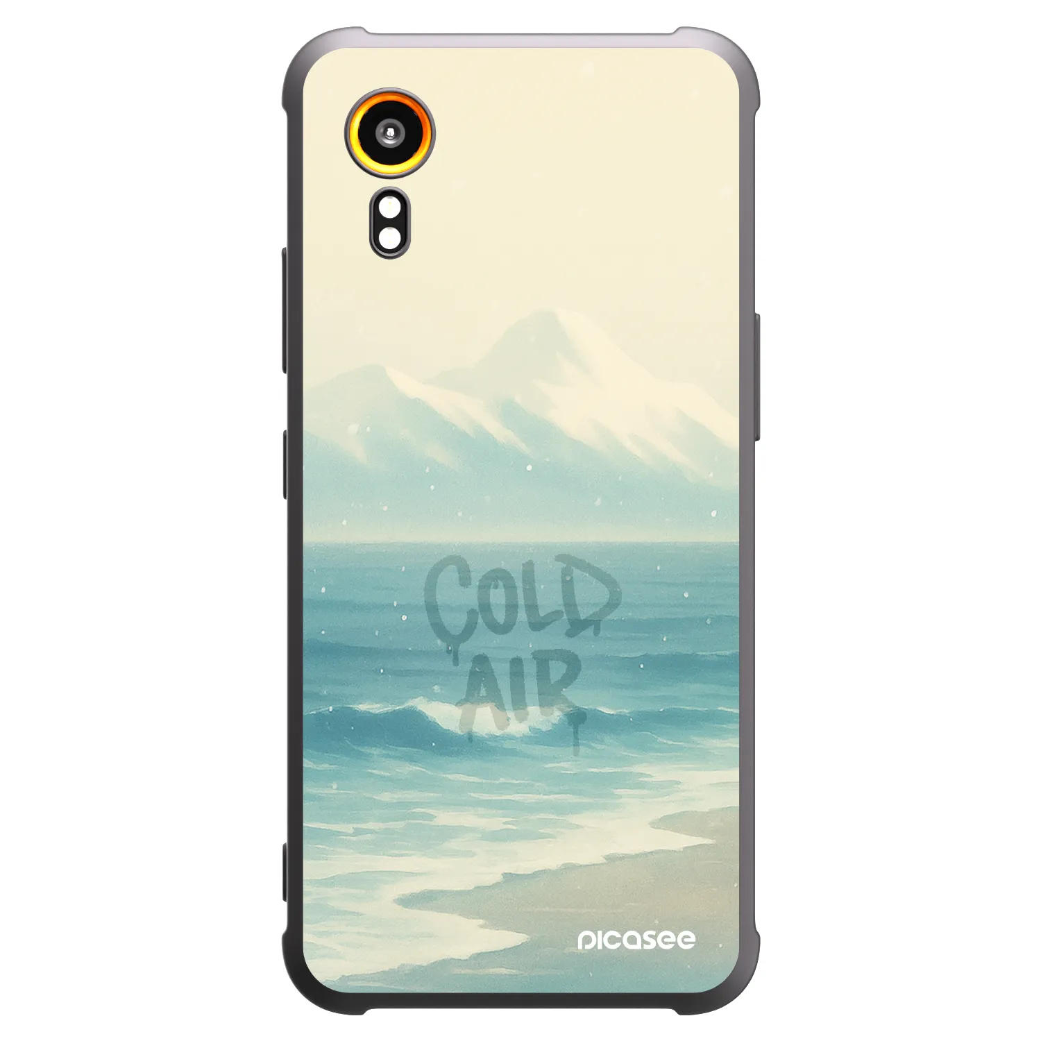 Picasee husă neagră din silicon pentru Samsung Galaxy Xcover 7 - COLD AIR