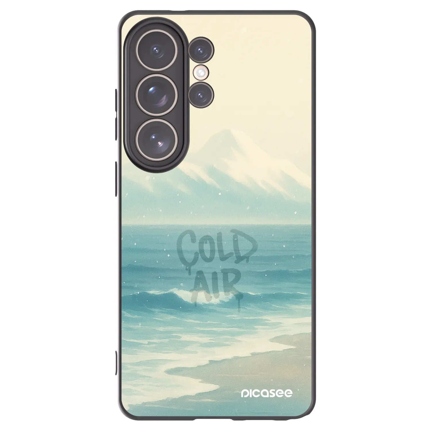 Picasee husă neagră din silicon pentru Samsung Galaxy S26 Ultra - COLD AIR