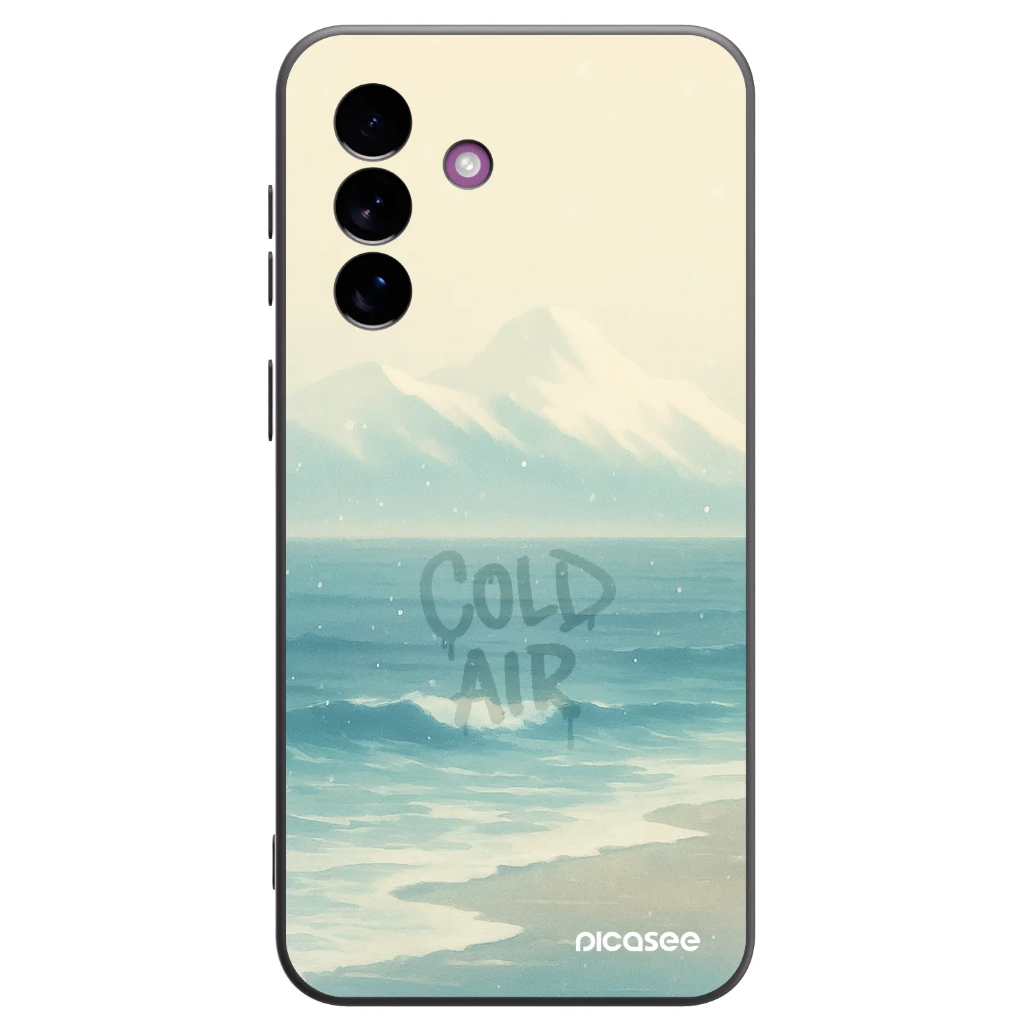 Picasee husă neagră din silicon pentru Samsung Galaxy A37 - COLD AIR