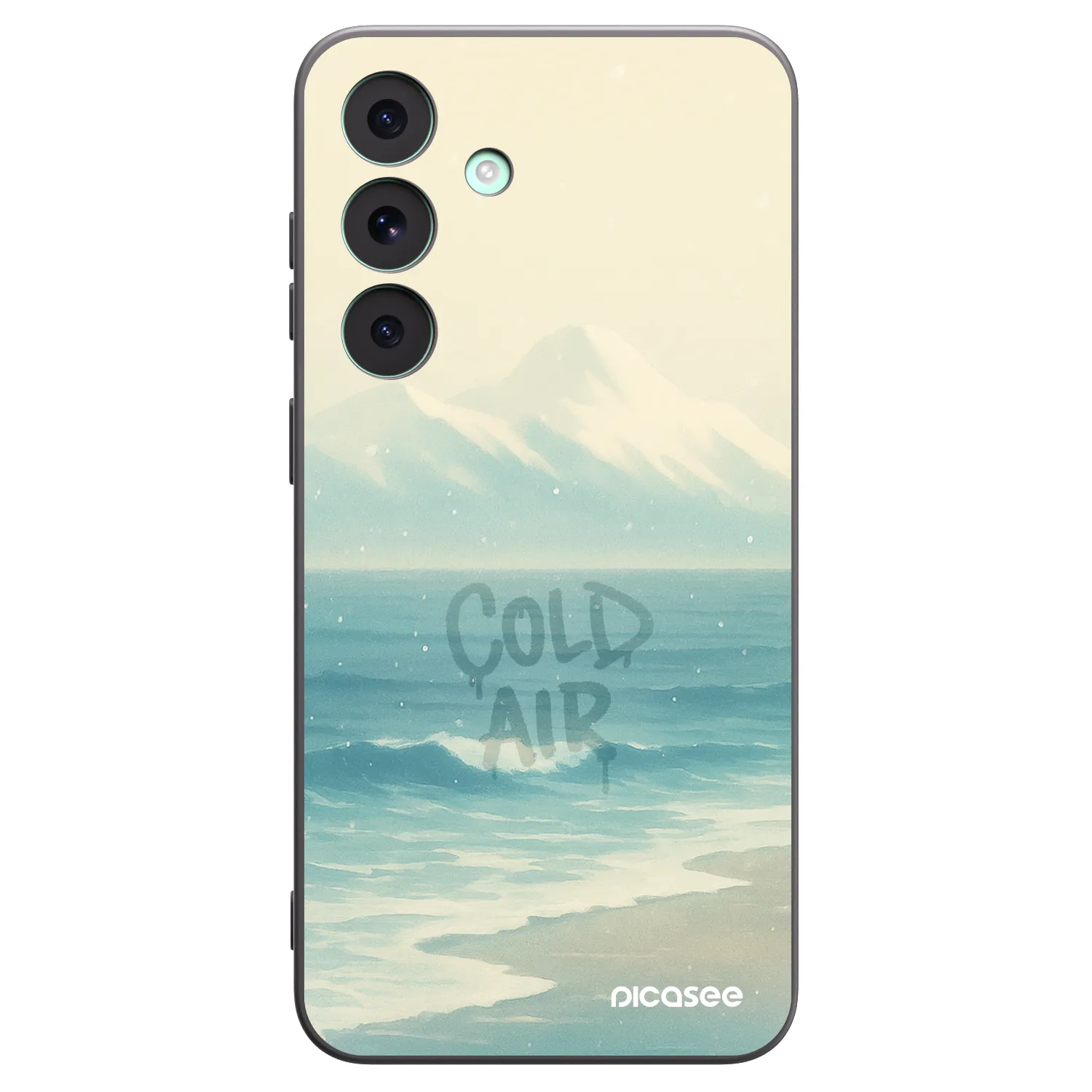 Picasee husă neagră din silicon pentru Samsung Galaxy S26 FE - COLD AIR