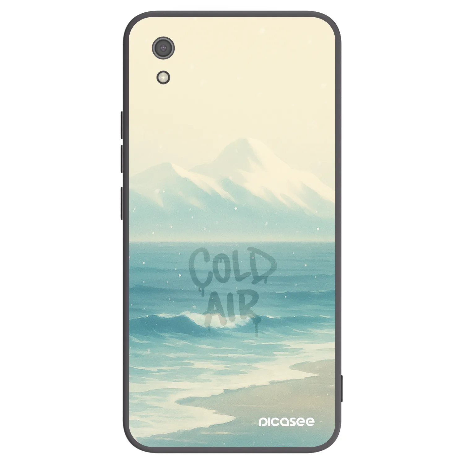Picasee husă neagră din silicon pentru Xiaomi Redmi 7A - COLD AIR