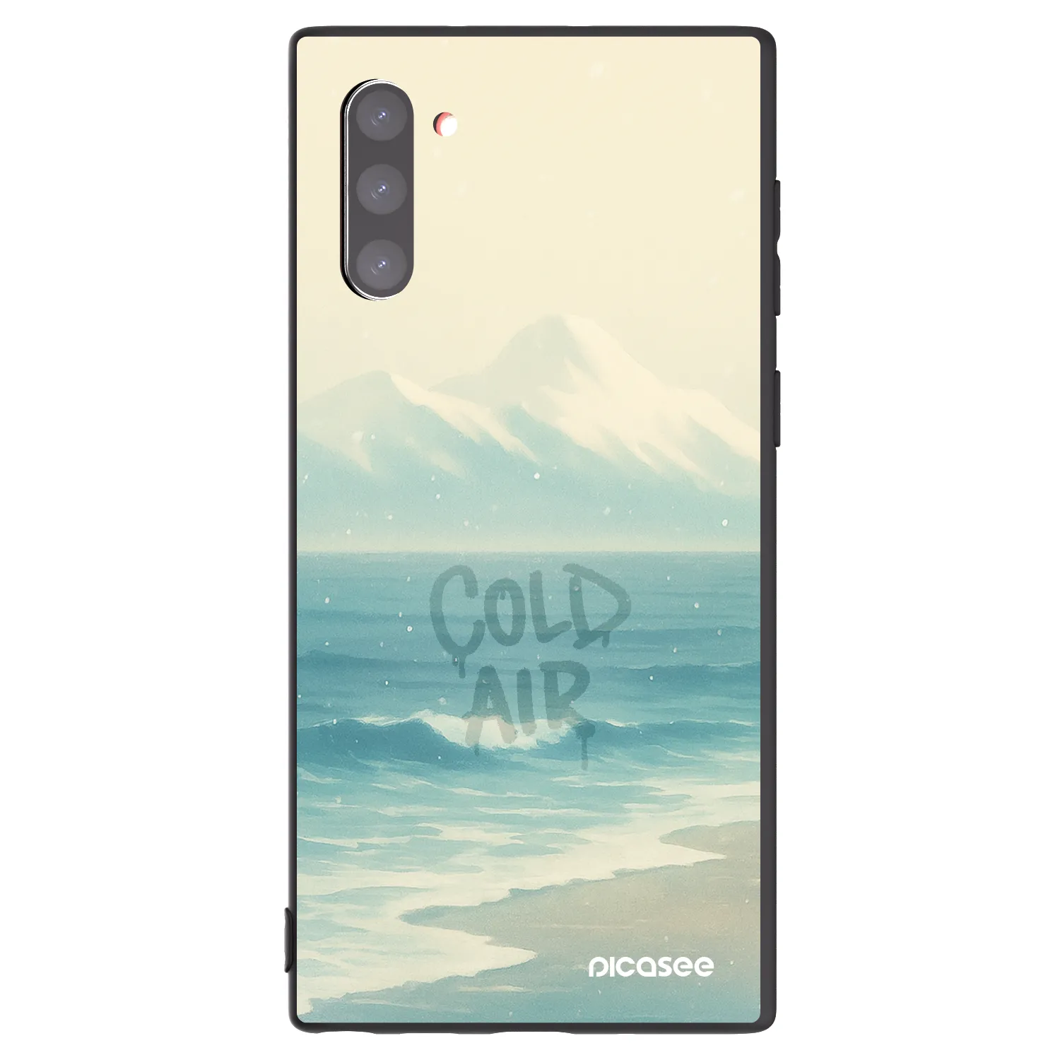 Picasee husă neagră din silicon pentru Samsung Galaxy Note 10 N970F - COLD AIR