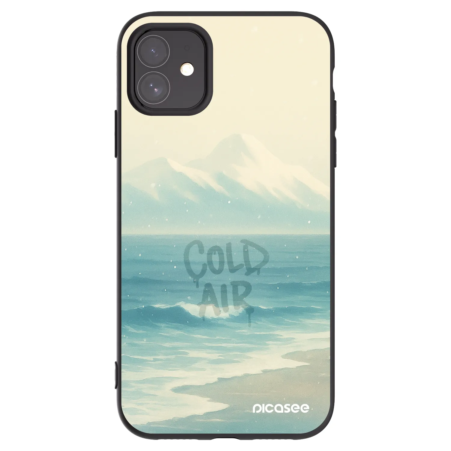 Picasee husă neagră din silicon pentru Apple iPhone 11 - COLD AIR