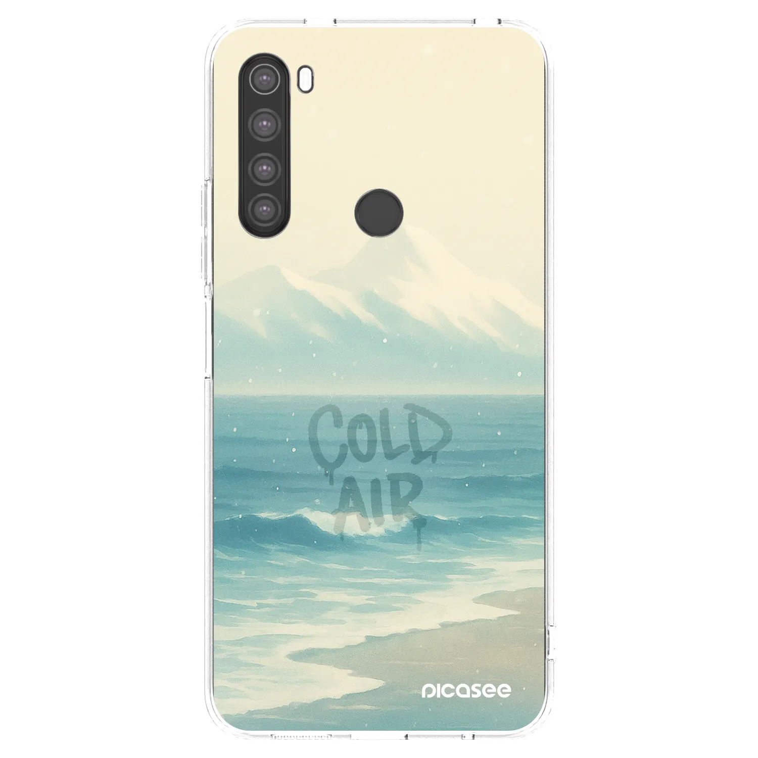 Picasee husă transparentă din silicon pentru Xiaomi Redmi Note 8 - COLD AIR