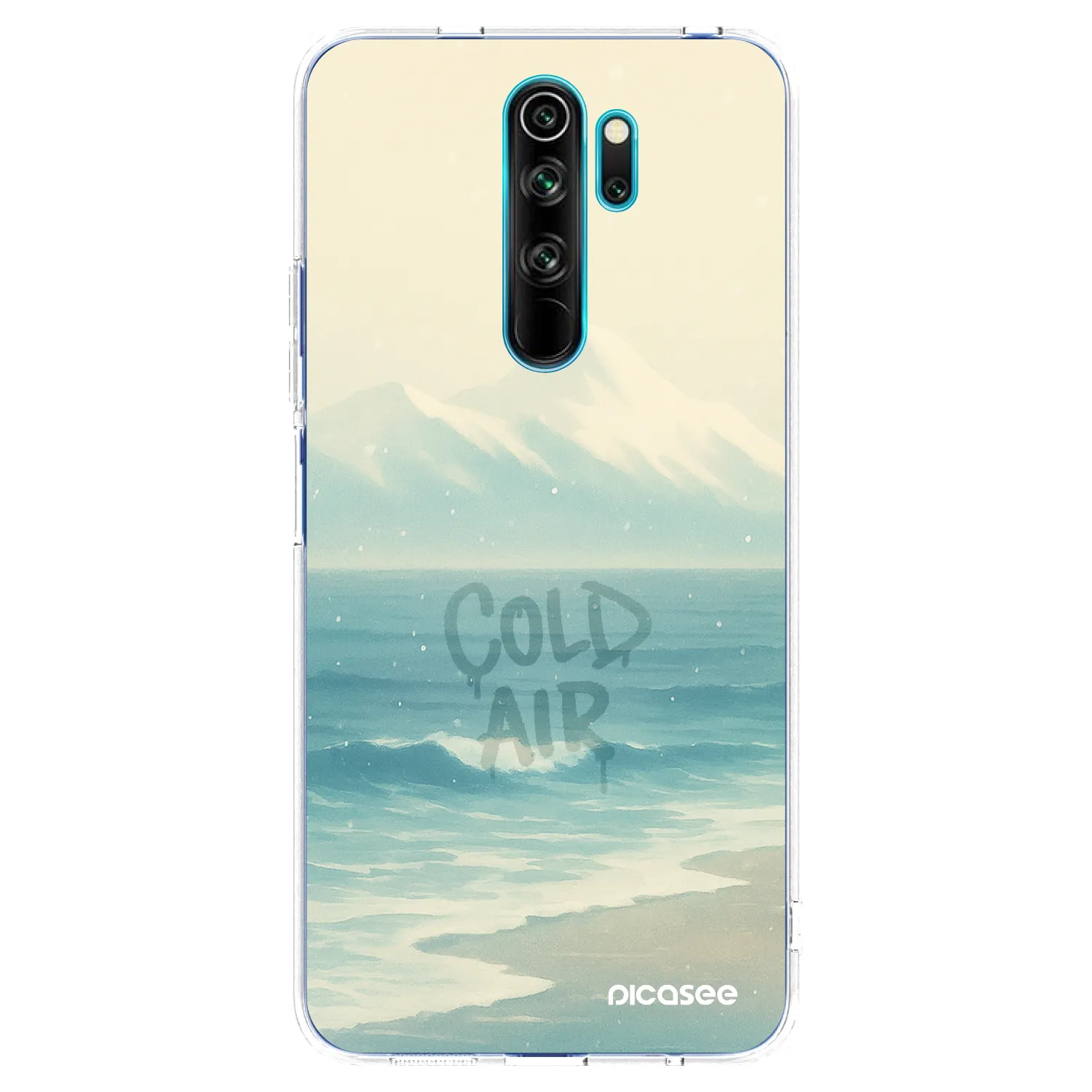 Picasee husă transparentă din silicon pentru Xiaomi Redmi Note 8 Pro - COLD AIR