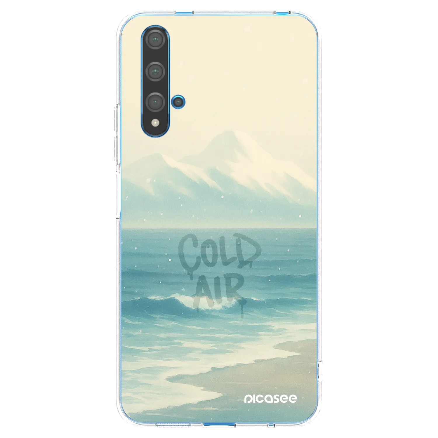 Picasee husă transparentă din silicon pentru Huawei Nova 5T - COLD AIR