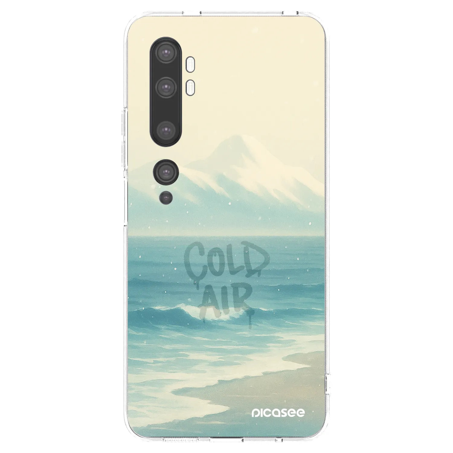 Picasee husă transparentă din silicon pentru Xiaomi Mi Note 10 (Pro) - COLD AIR