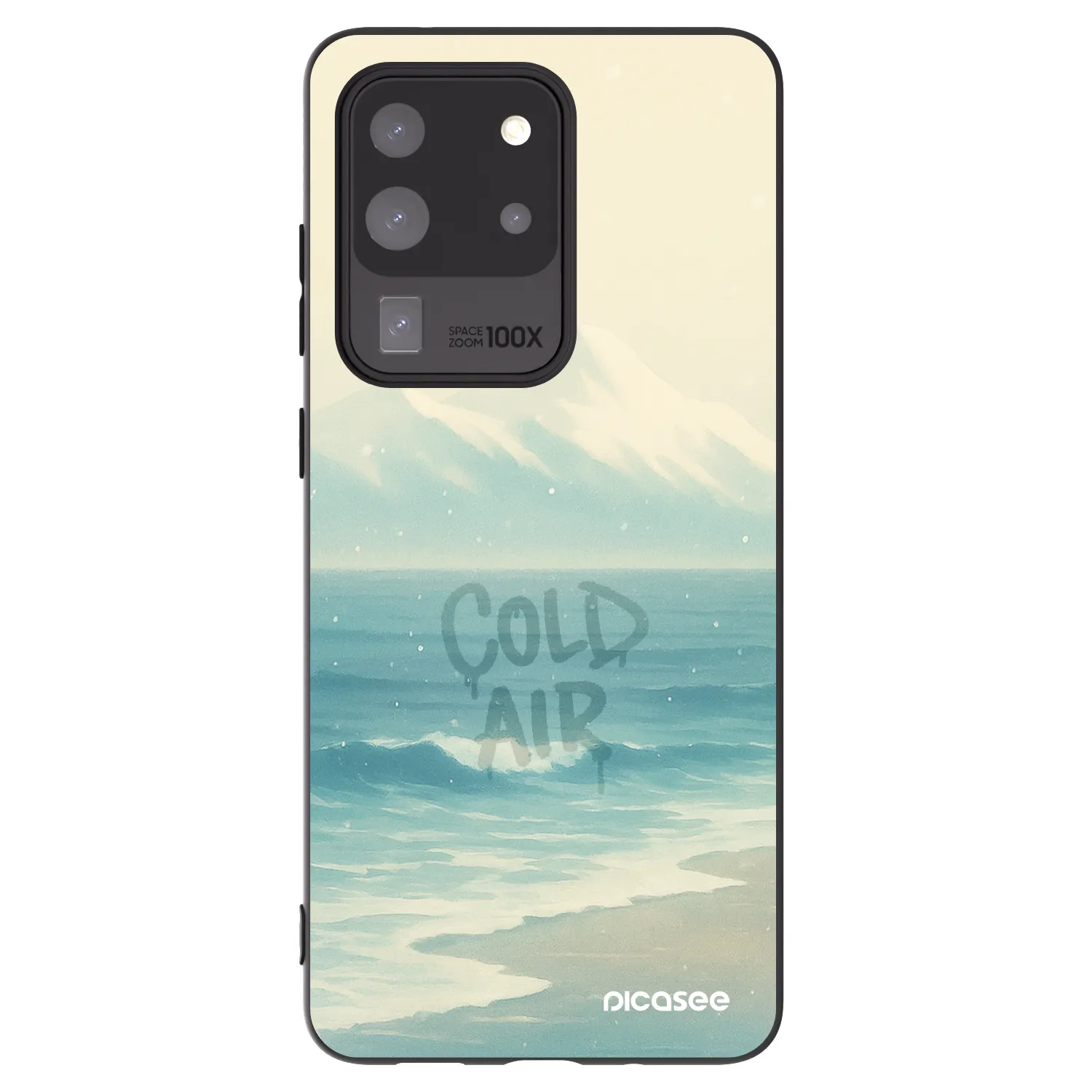 Picasee husă neagră din silicon pentru Samsung Galaxy S20 Ultra 5G G988F - COLD AIR