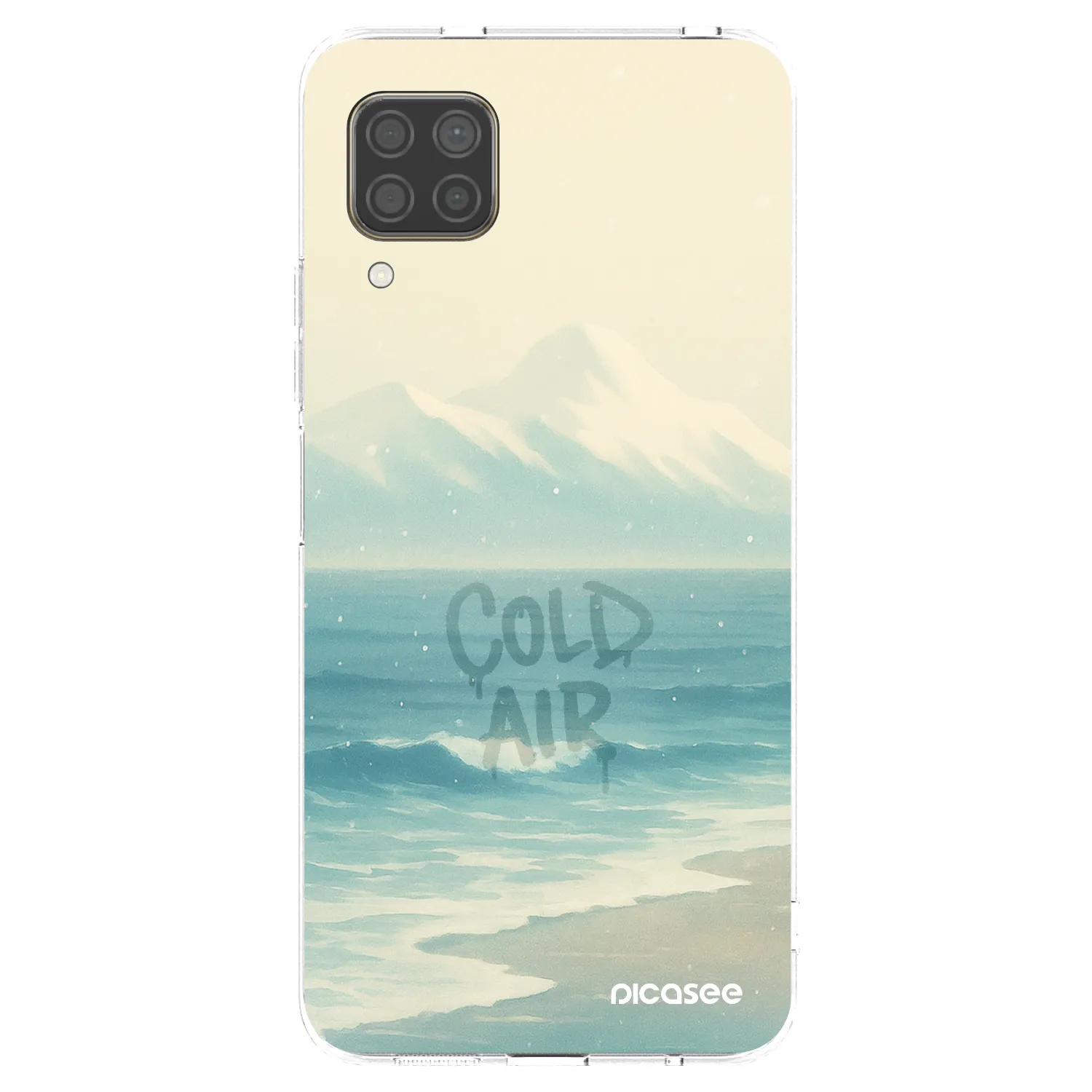 Picasee husă transparentă din silicon pentru Huawei P40 Lite - COLD AIR