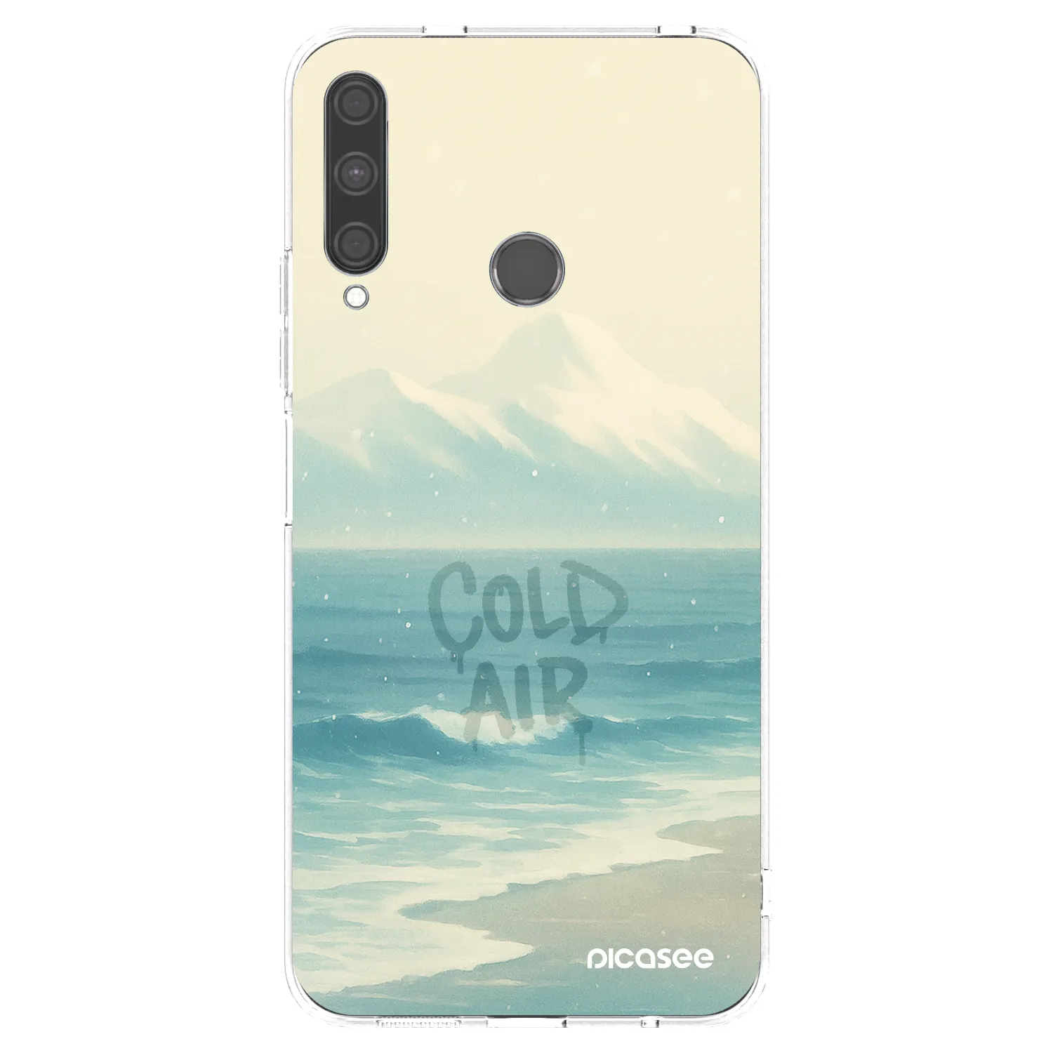 Picasee husă transparentă din silicon pentru Huawei P40 Lite E - COLD AIR