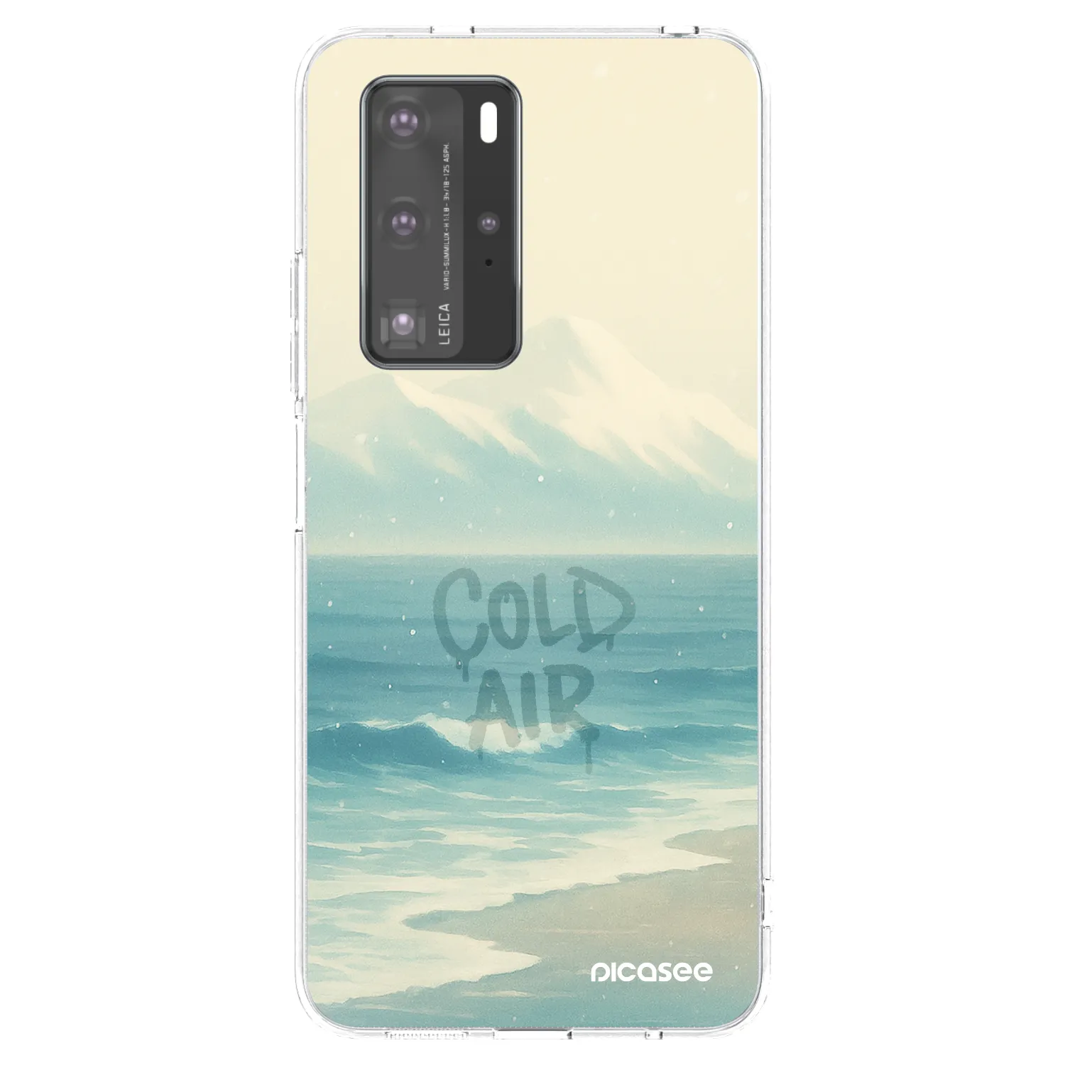 Picasee husă transparentă din silicon pentru Huawei P40 Pro - COLD AIR