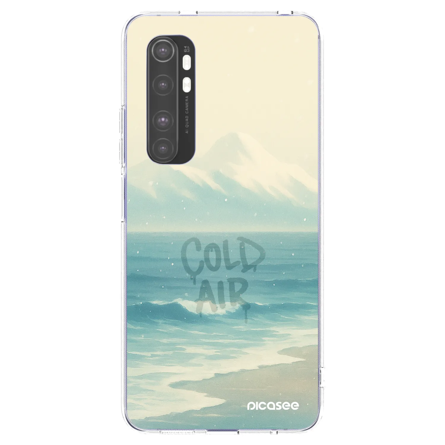 Picasee husă transparentă din silicon pentru Xiaomi Mi Note 10 Lite - COLD AIR