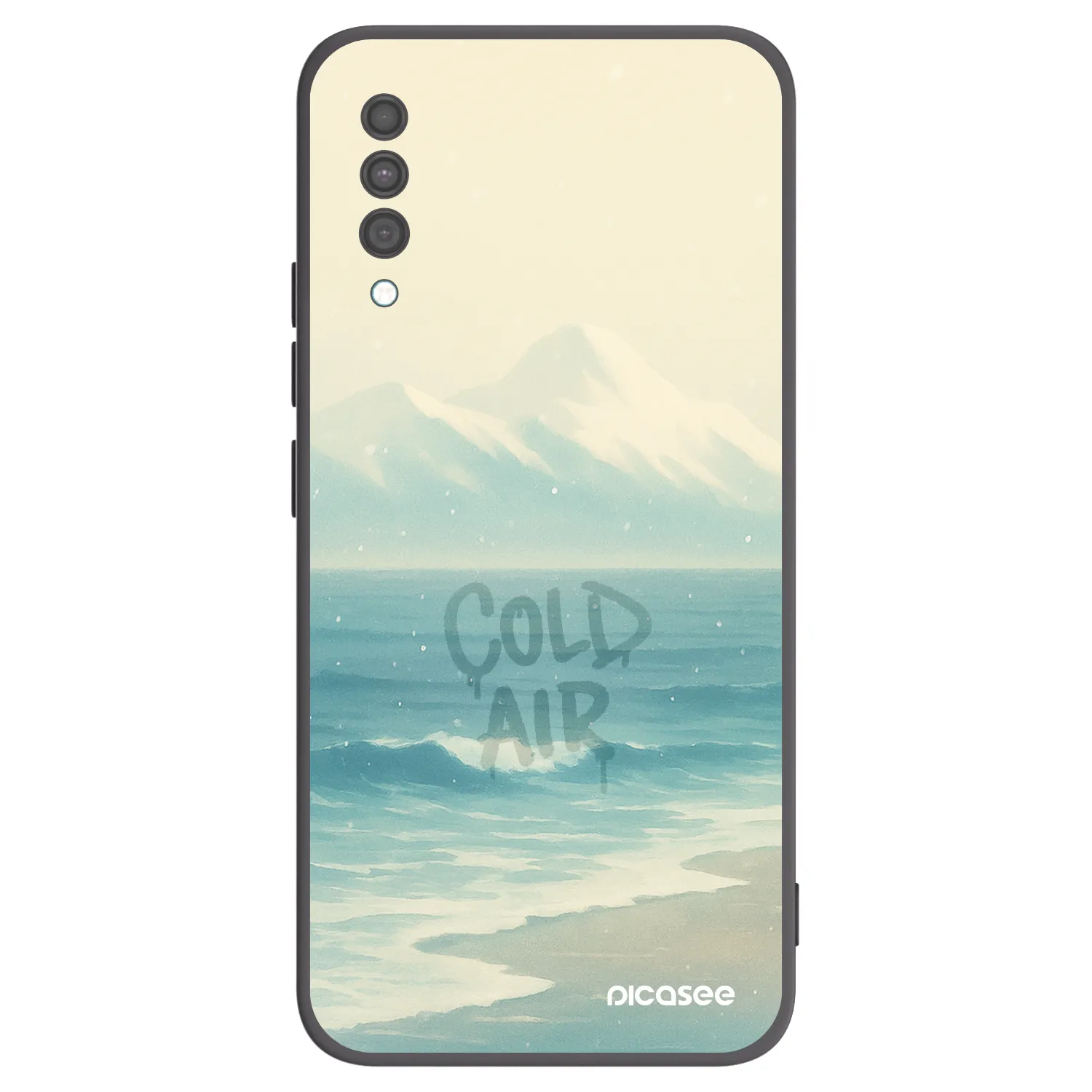 Picasee husă neagră din silicon pentru Samsung Galaxy A30s A307F - COLD AIR