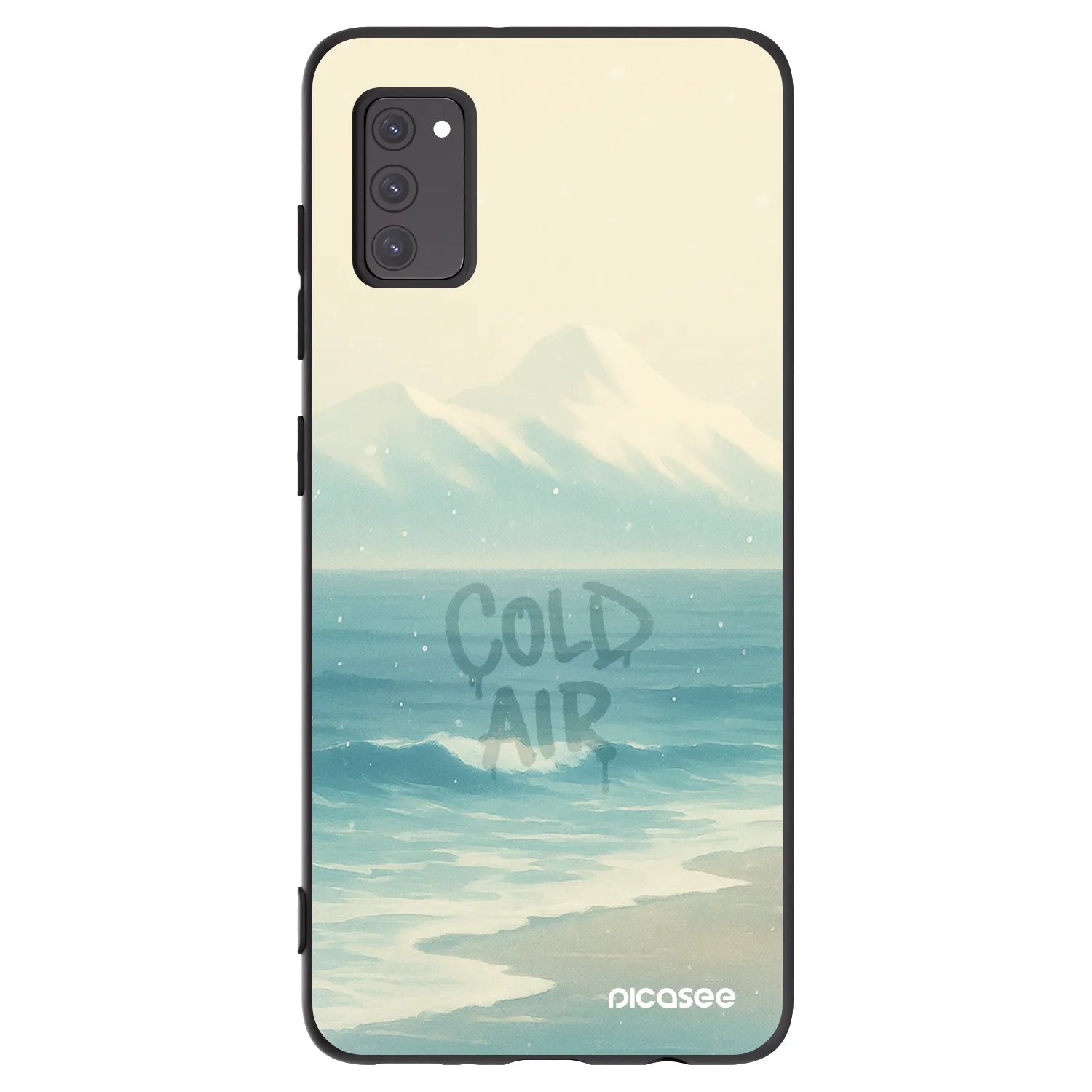 Picasee husă neagră din silicon pentru Samsung Galaxy A41 A415F - COLD AIR