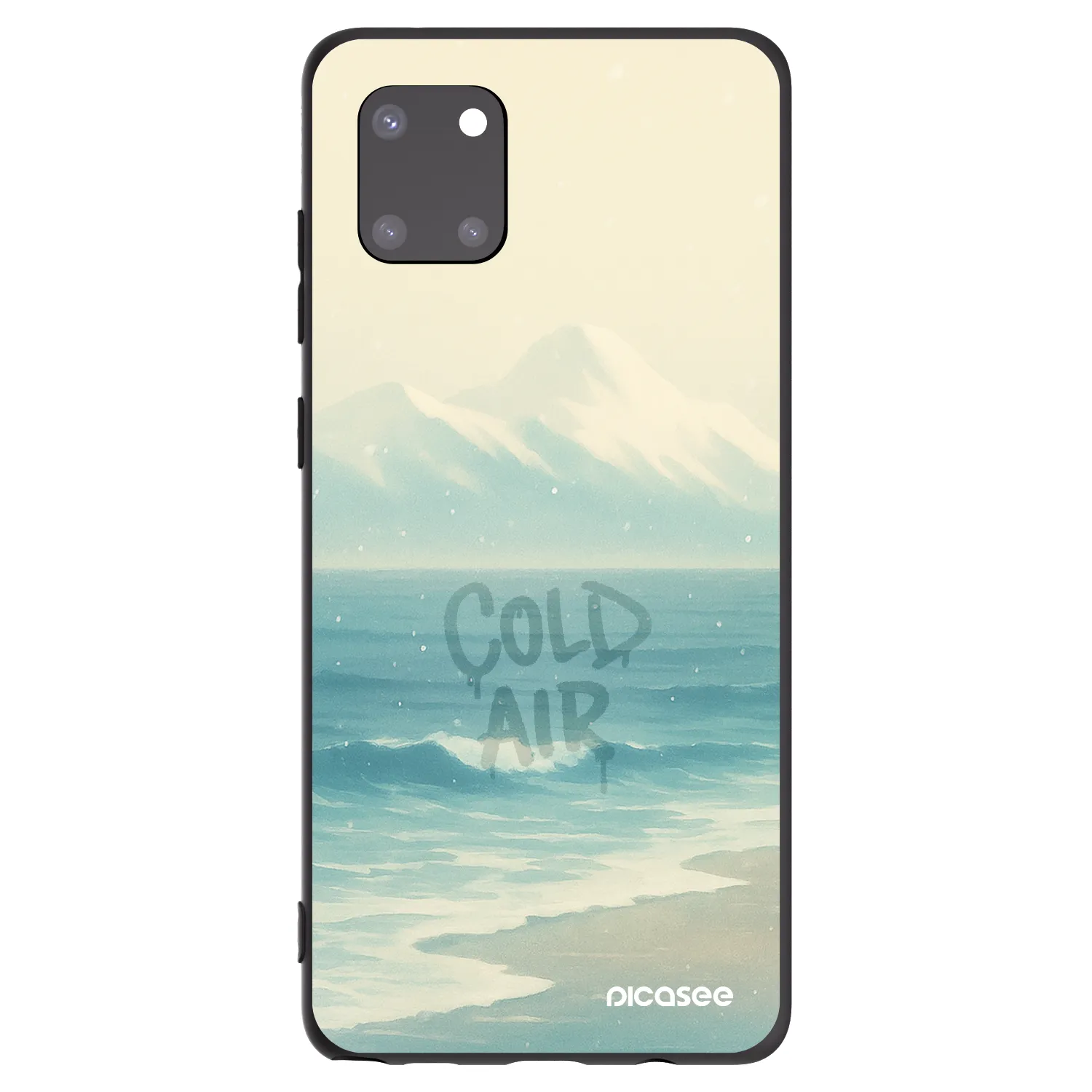 Picasee husă neagră din silicon pentru Samsung Galaxy Note 10 Lite N770F - COLD AIR