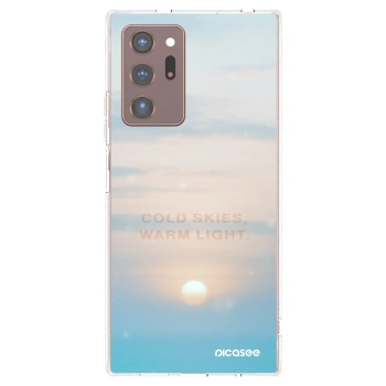 Picasee husă transparentă din silicon pentru Samsung Galaxy Note 20 Ultra - COLD SKIES