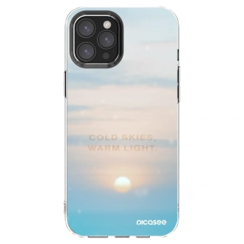 Picasee husă transparentă din silicon pentru Apple iPhone 12 Pro Max - COLD SKIES