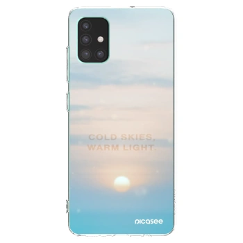 Picasee husă transparentă din silicon pentru Samsung Galaxy M51 M515F - COLD SKIES