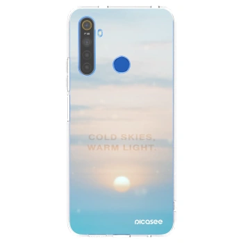 Picasee husă transparentă din silicon pentru Realme 5 - COLD SKIES