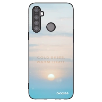 Picasee husă neagră din silicon pentru Realme 5 - COLD SKIES