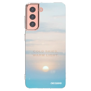 Picasee husă transparentă din silicon pentru Samsung Galaxy S21 5G G991B - COLD SKIES