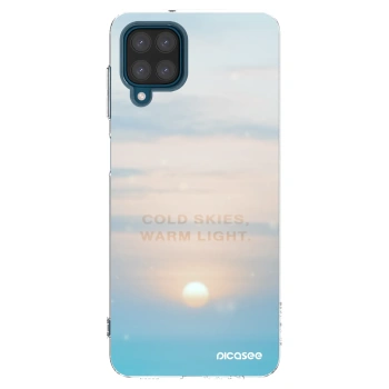 Picasee husă transparentă din silicon pentru Samsung Galaxy A12 A125F - COLD SKIES