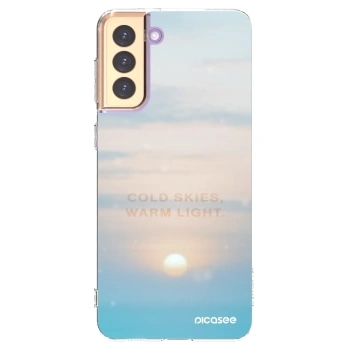 Picasee husă transparentă din silicon pentru Samsung Galaxy S21+ 5G G996F - COLD SKIES