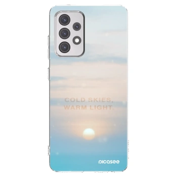 Picasee husă transparentă din silicon pentru Samsung Galaxy A52 5G A525F - COLD SKIES
