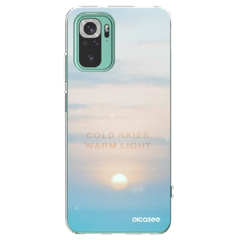 Picasee husă transparentă din silicon pentru Xiaomi Redmi Note 10 Pro - COLD SKIES