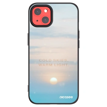 Picasee husă neagră din silicon pentru Apple iPhone 13 - COLD SKIES