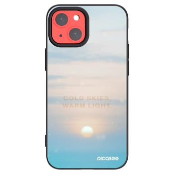 Picasee husă neagră din silicon pentru Apple iPhone 13 mini - COLD SKIES