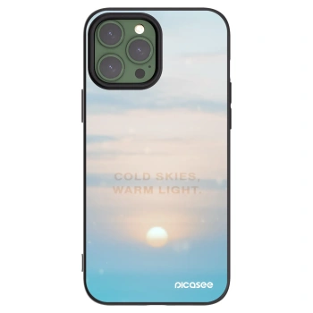 Picasee husă neagră din silicon pentru Apple iPhone 13 Pro Max - COLD SKIES