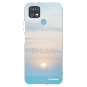 Picasee husă transparentă din silicon pentru Realme C21 - COLD SKIES