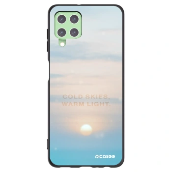 Picasee husă neagră din silicon pentru Samsung Galaxy A22 A225F 4G - COLD SKIES