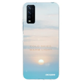 Picasee husă transparentă din silicon pentru Vivo Y11s - COLD SKIES