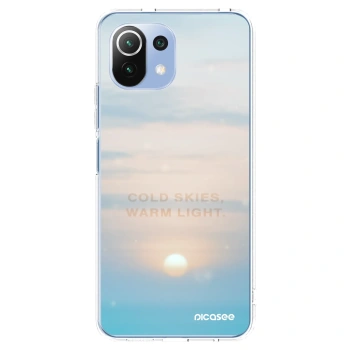 Picasee husă transparentă din silicon pentru Xiaomi 11 Lite 5G NE - COLD SKIES