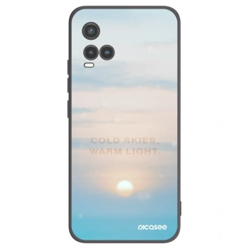 Picasee husă neagră din silicon pentru Vivo Y33s - COLD SKIES