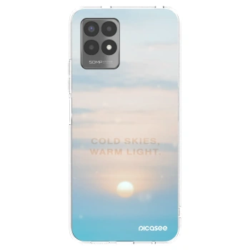 Picasee husă transparentă din silicon pentru Realme 8i - COLD SKIES